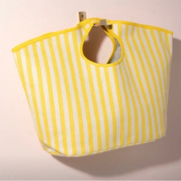 Shiraleah Handbags - Shiraleah NWT Lolita yellow striped tote